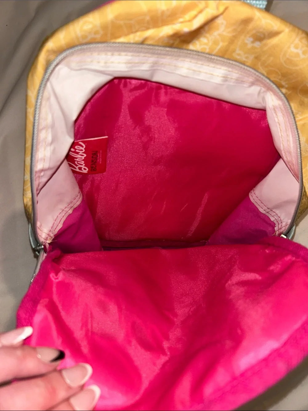 Barbie Pink Mini Backpack with Aqua, Yellow & Fuchsia Accents